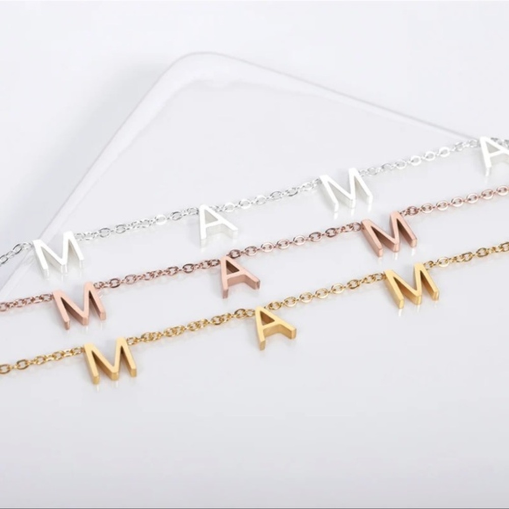 MAMA Necklace NIP Custom MADE Gold, Rose Gold, Or Silver $75 in boutique (1) NEW